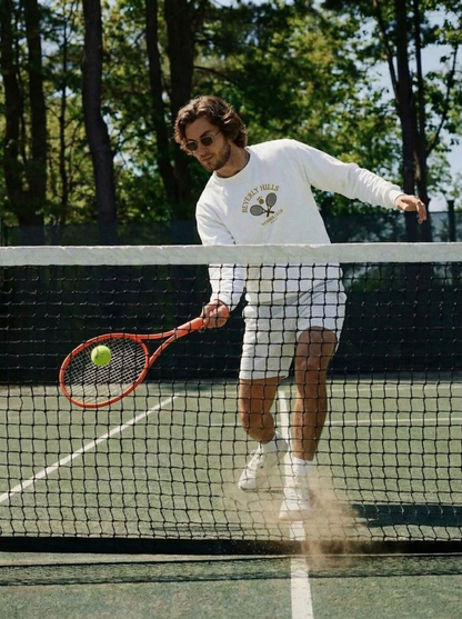 Monte Carlo Tennis Club Embroidered men Premium Sweatshirt - Jhonnybgoods