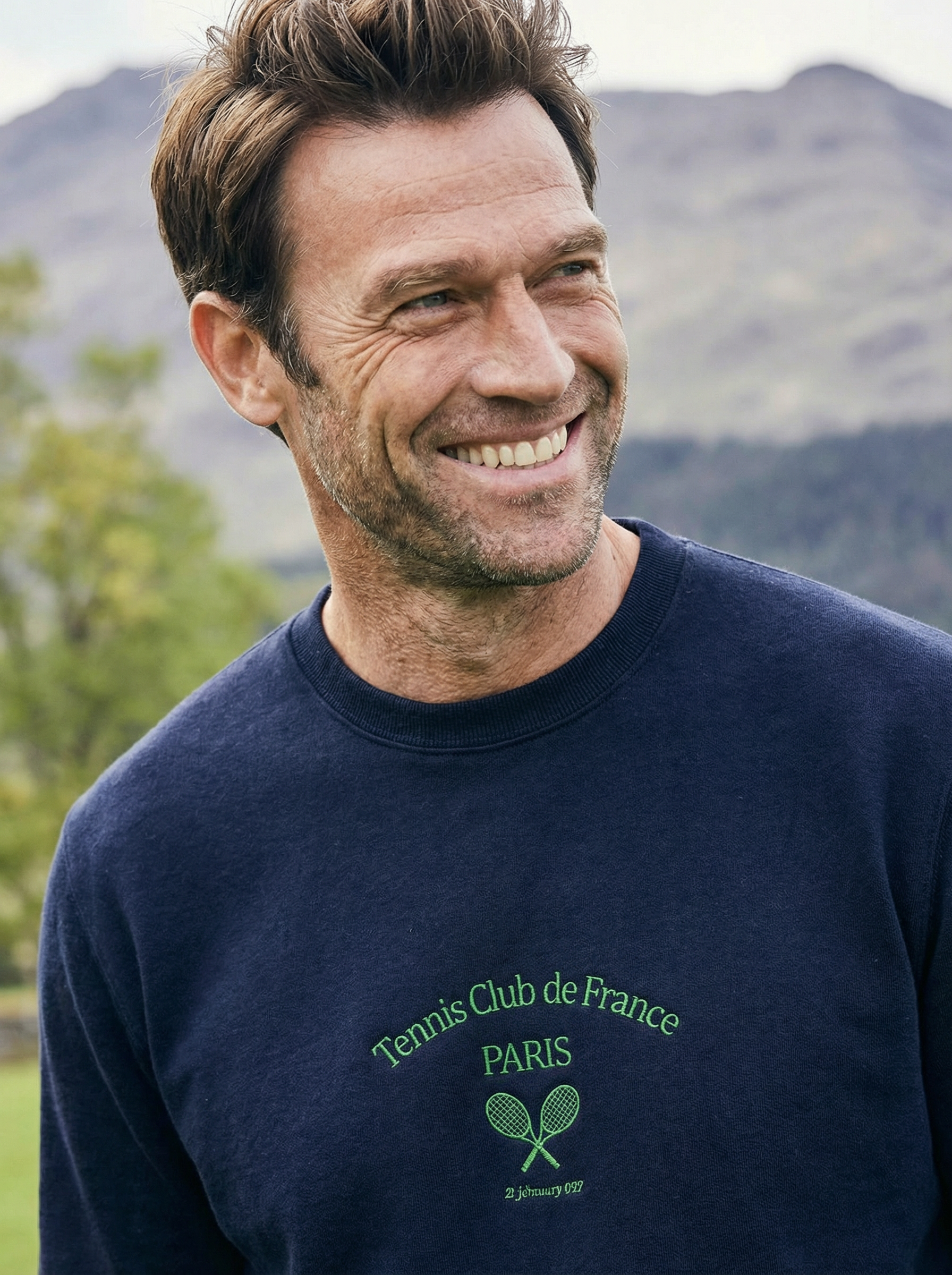 Paris Tennis Club Embroidered men Premium Sweatshirt - Jhonnybgoods