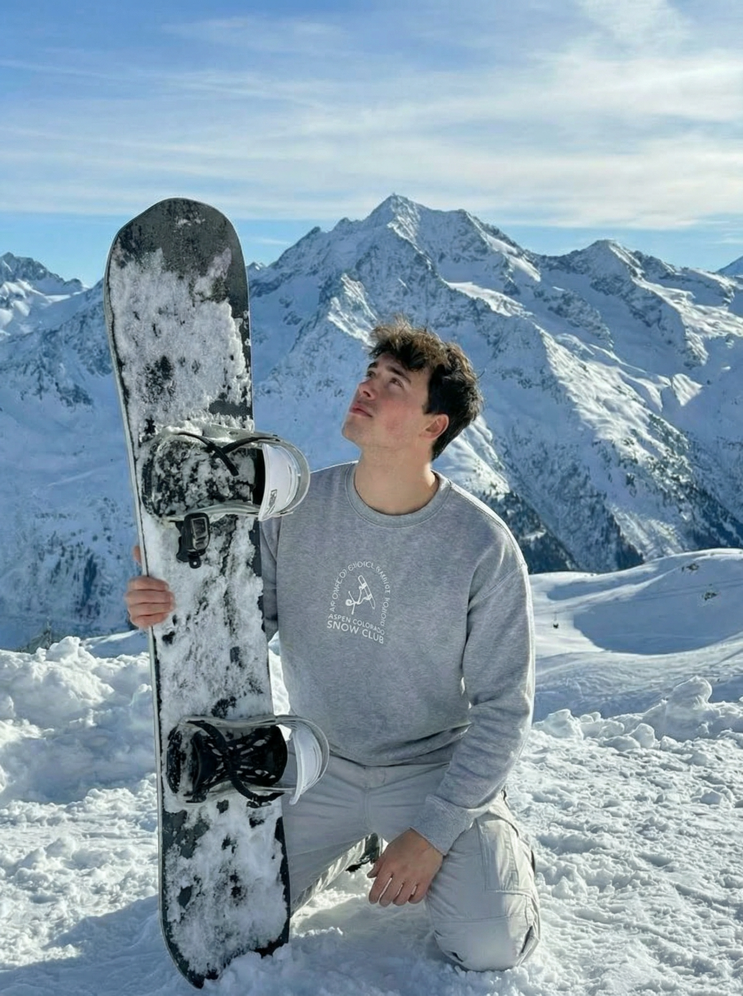 Aspen Colorado Snowboard club men Premium Sweatshirt - Jhonnybgoods