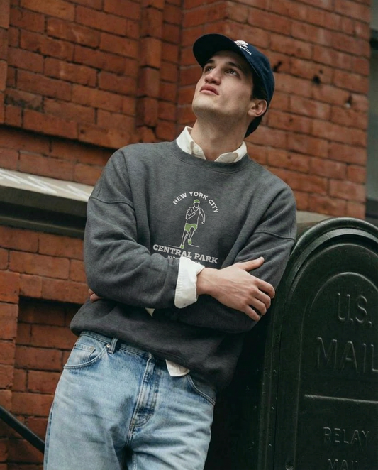 New York Central Park Running Club - Men's Embroidered men Sweatshirt - Jhonnybgoods