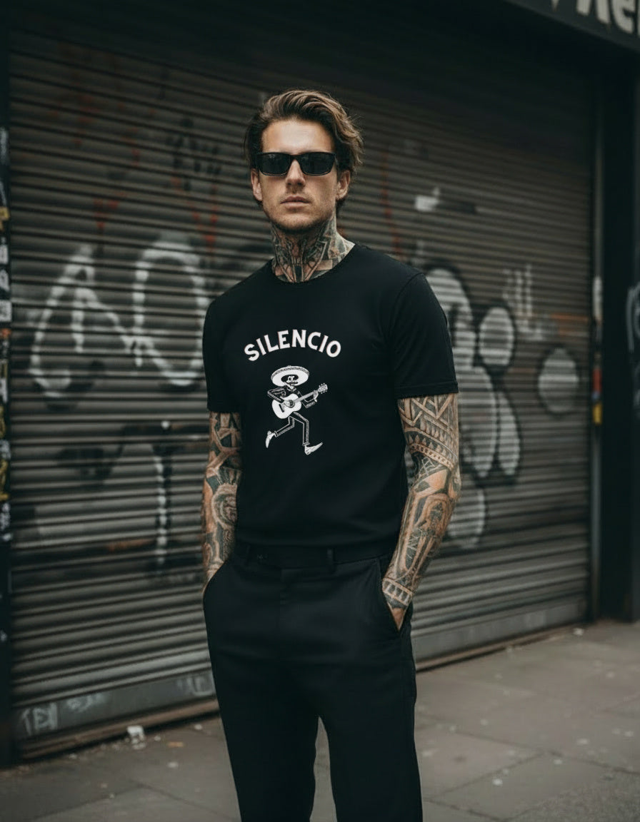 Silencio Men’s Garment-Dyed Heavyweight T-Shirt - Jhonnybgoods