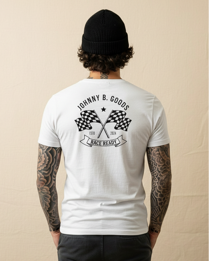 Race Ready Flags -Men's soft T-Shirt