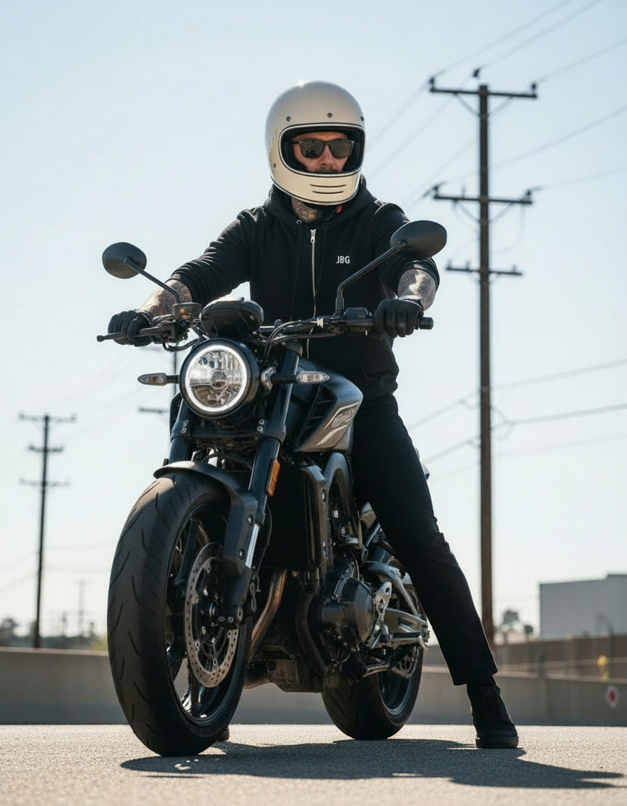 Custom Garage Men’s Heavy Blend Zip Hoodie – Soft Fleece, Metal Zipper, Retro Garage Style - Jhonnybgoods