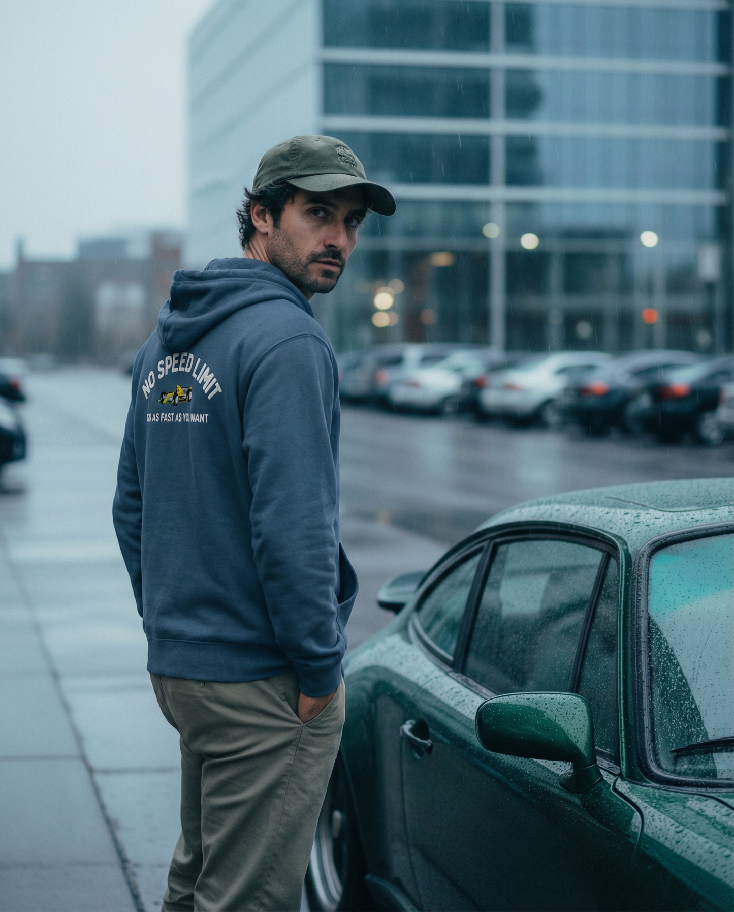 No Speed Limit Men’s Embroidered Fleece Zip-Up Hoodie – Premium Soft Fleece, Jersey-Lined Hood - Jhonnybgoods