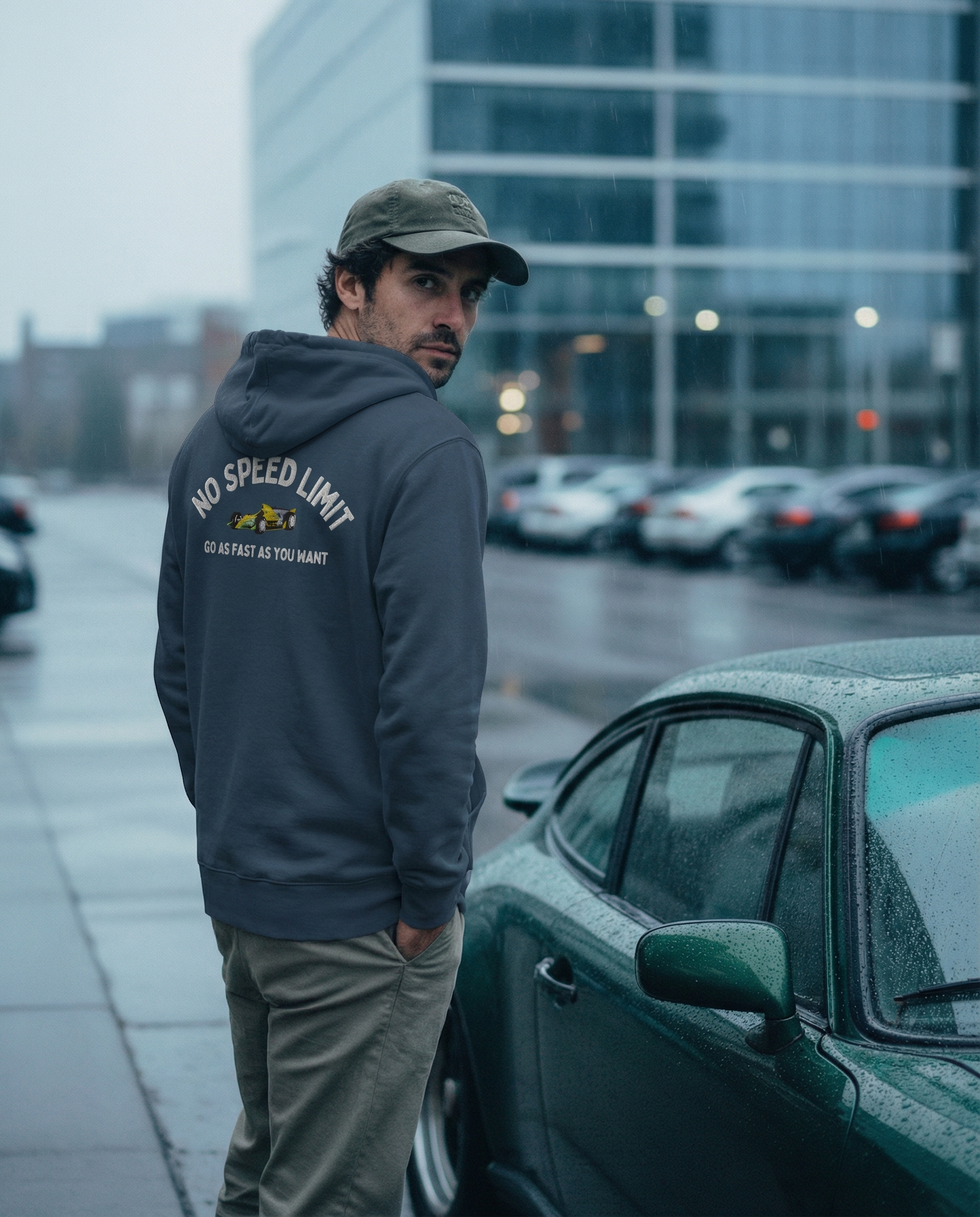 No Speed Limit Men’s Embroidered Fleece Zip-Up Hoodie – Premium Soft Fleece, Jersey-Lined Hood - Jhonnybgoods