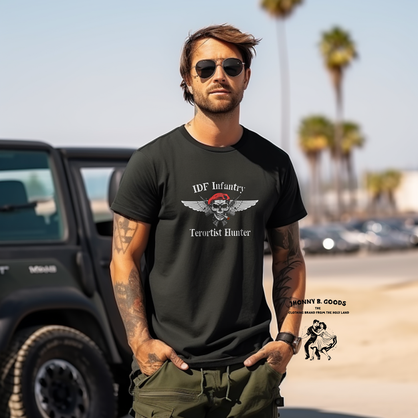 IDF Terror Hunter Special Forces Men's classic tee