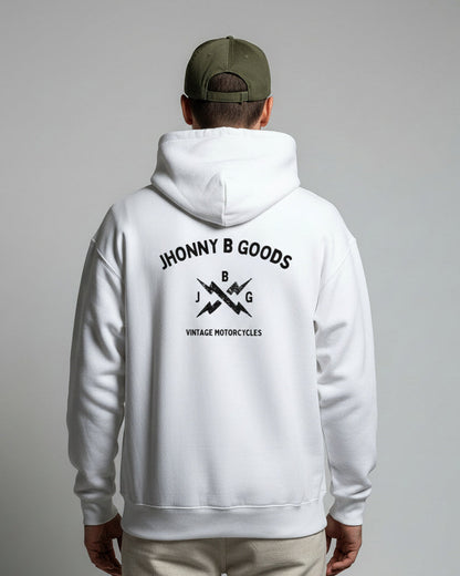 Vintage Motorcycles Men’s Heavy Blend Zip Hoodie – Soft Fleece, Metal Zipper, Retro Moto Style - Jhonnybgoods