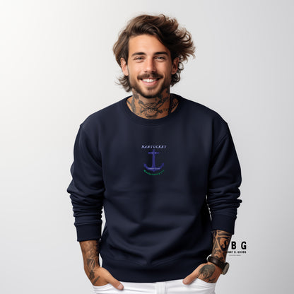 Nantucket Yacht Club Embroidered men Sweatshirt