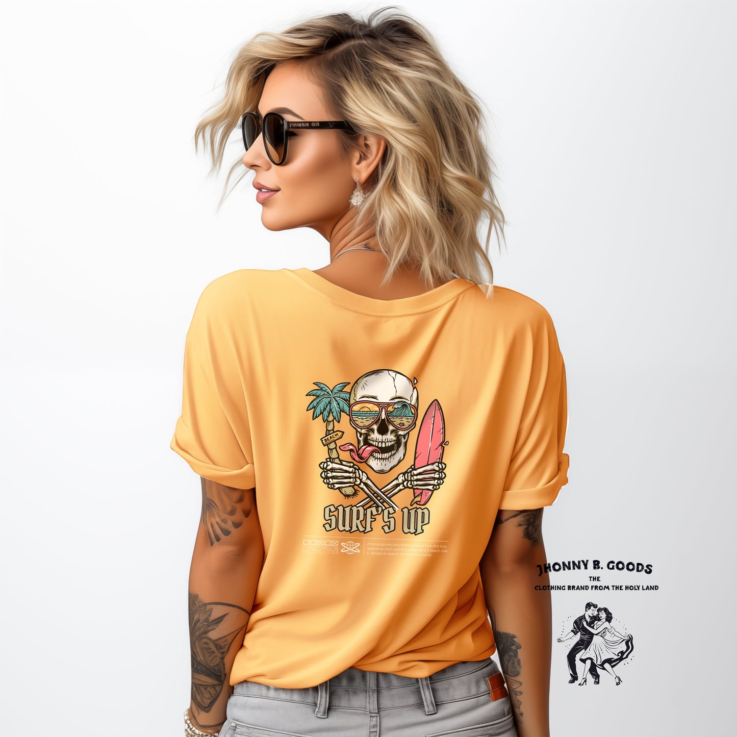 Surf's Up Women’s premium heavyweight tee