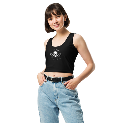 Stay Real Sleeveless Crop Top