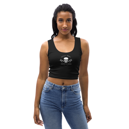 Stay Real Sleeveless Crop Top