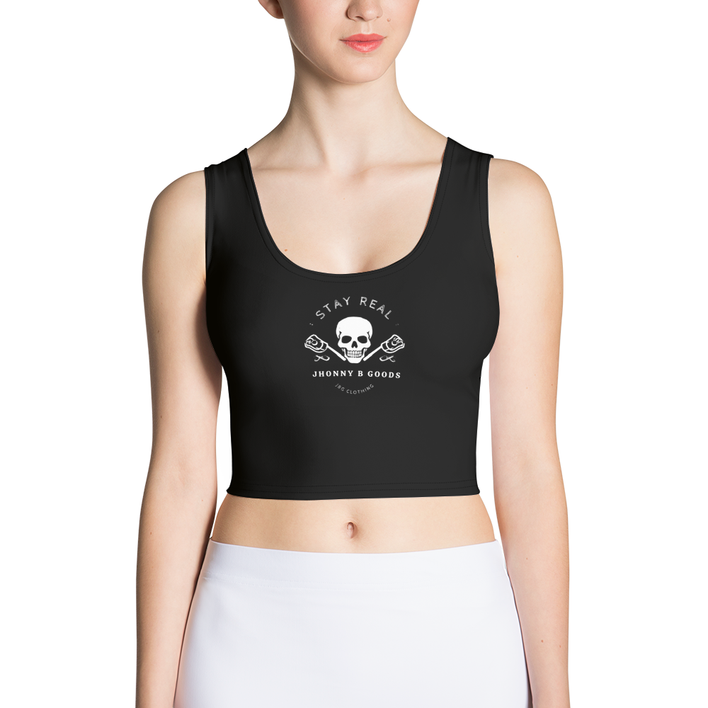 Stay Real Sleeveless Crop Top