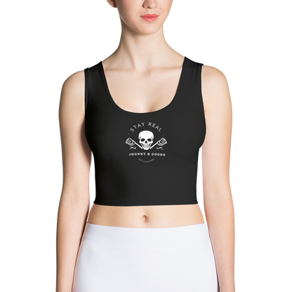 Stay Real Sleeveless Crop Top