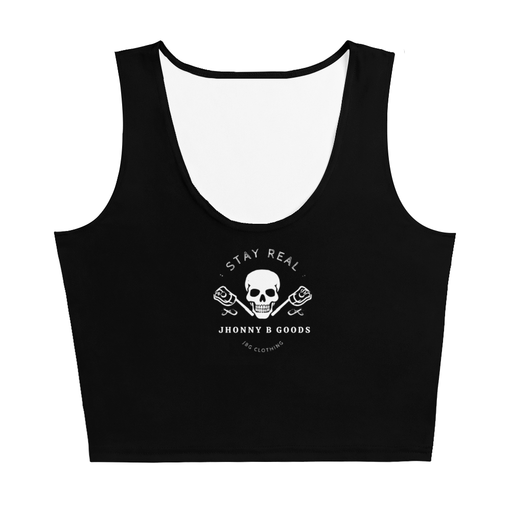 Stay Real Sleeveless Crop Top