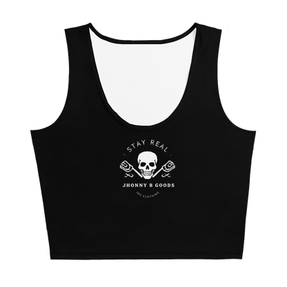 Stay Real Sleeveless Crop Top