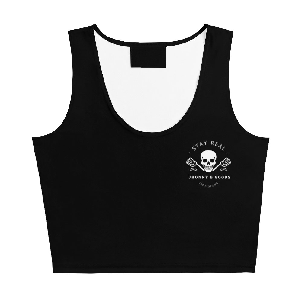 Stay Real Sleeveless Crop Top