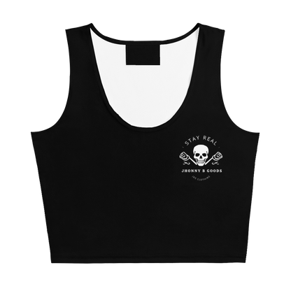Stay Real Sleeveless Crop Top