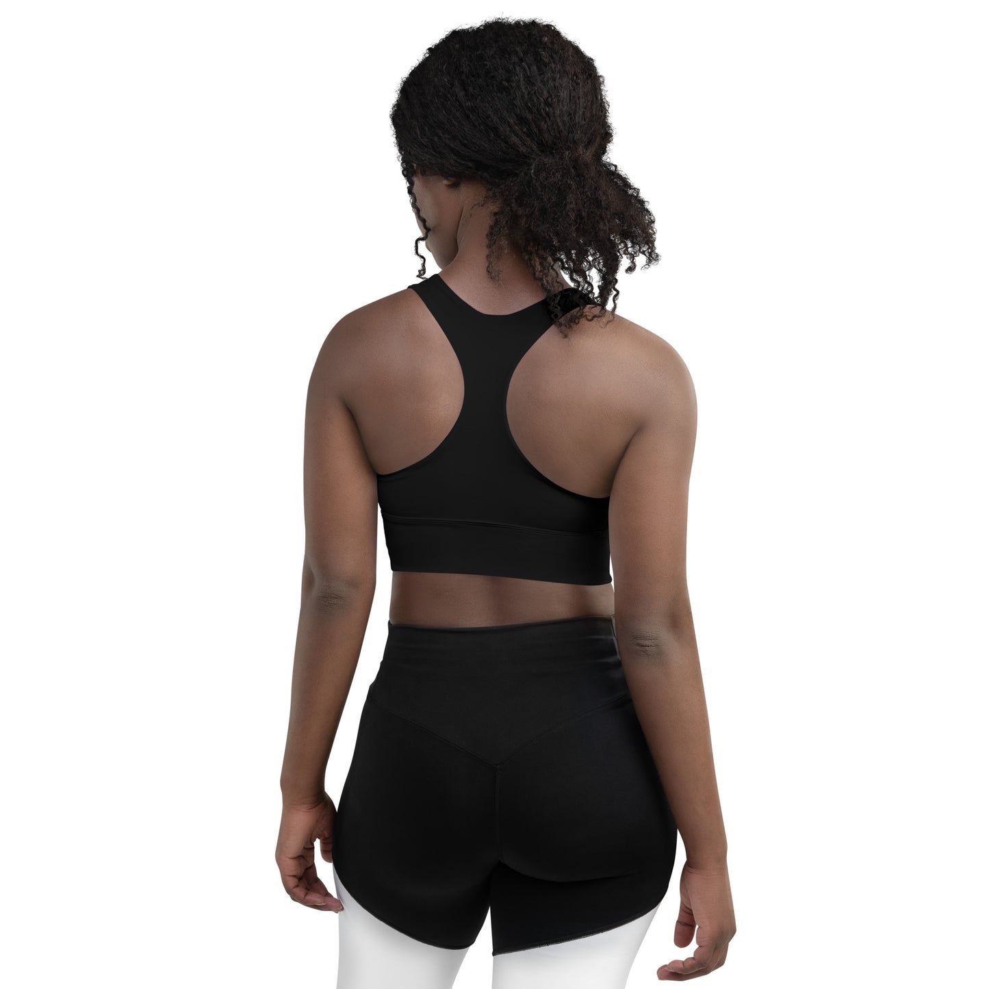 Never Stop Riding Longline sports bra