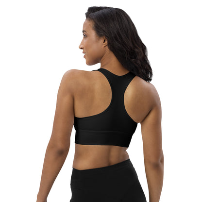 Never Stop Riding Longline sports bra