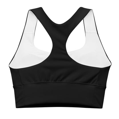 Never Stop Riding Longline sports bra