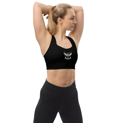 Never Stop Riding Longline sports bra