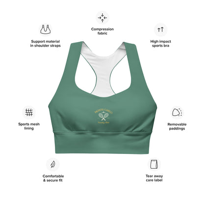 Monte Carlo Tennis Club Longline sports bra