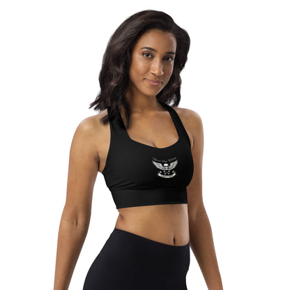 Never Stop Riding Longline sports bra