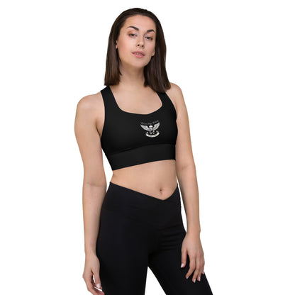 Never Stop Riding Longline sports bra