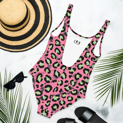 One-Piece Pink Panther Swimsuit