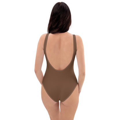 One-Piece Ash Brown Swimsuit