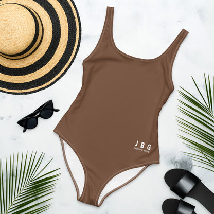 One-Piece Ash Brown Swimsuit