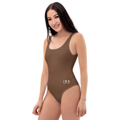 One-Piece Ash Brown Swimsuit