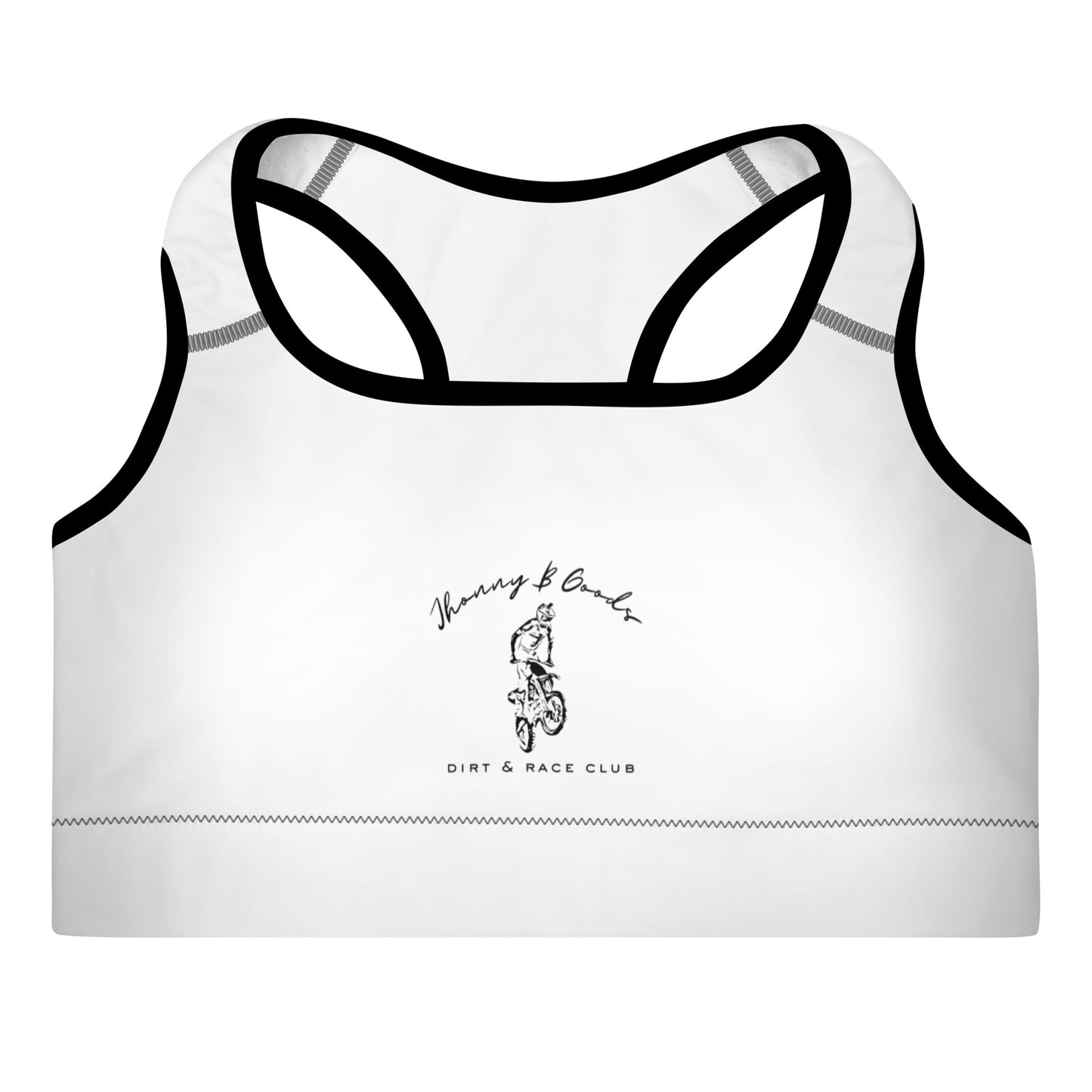 Dirt Bike Padded Sports Bra