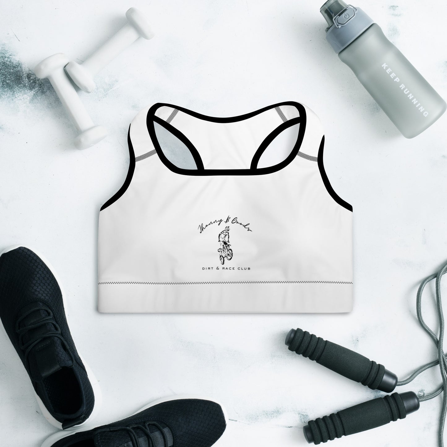 Dirt Bike Padded Sports Bra