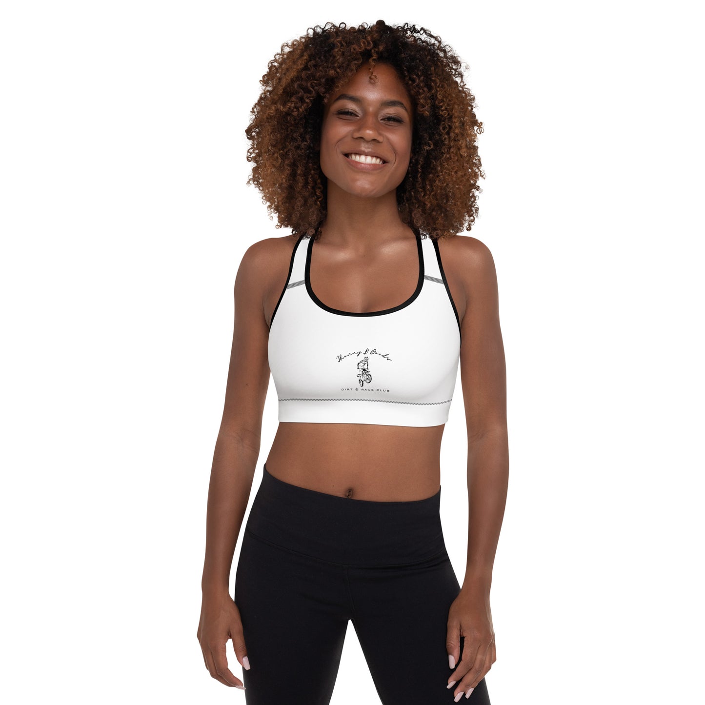 Dirt Bike Padded Sports Bra