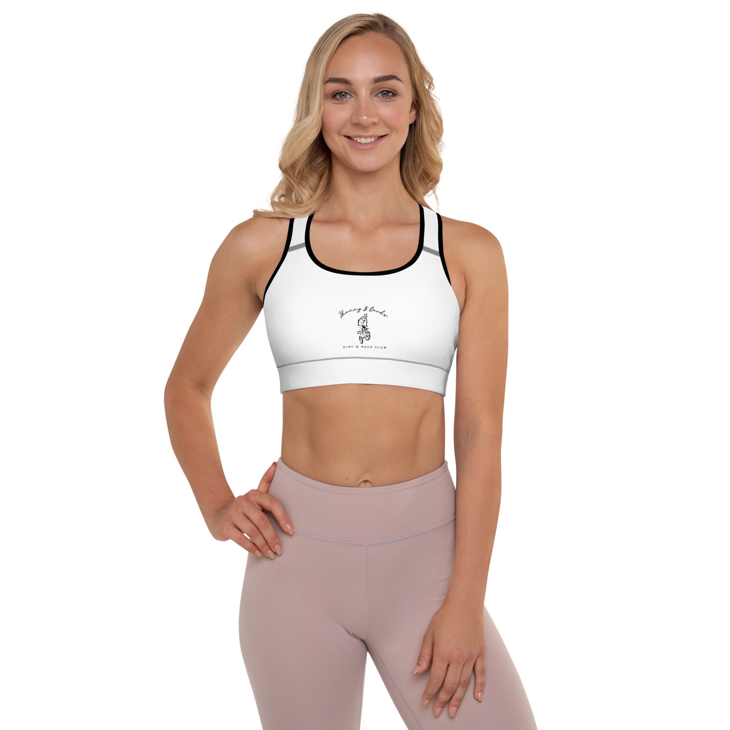 Dirt Bike Padded Sports Bra