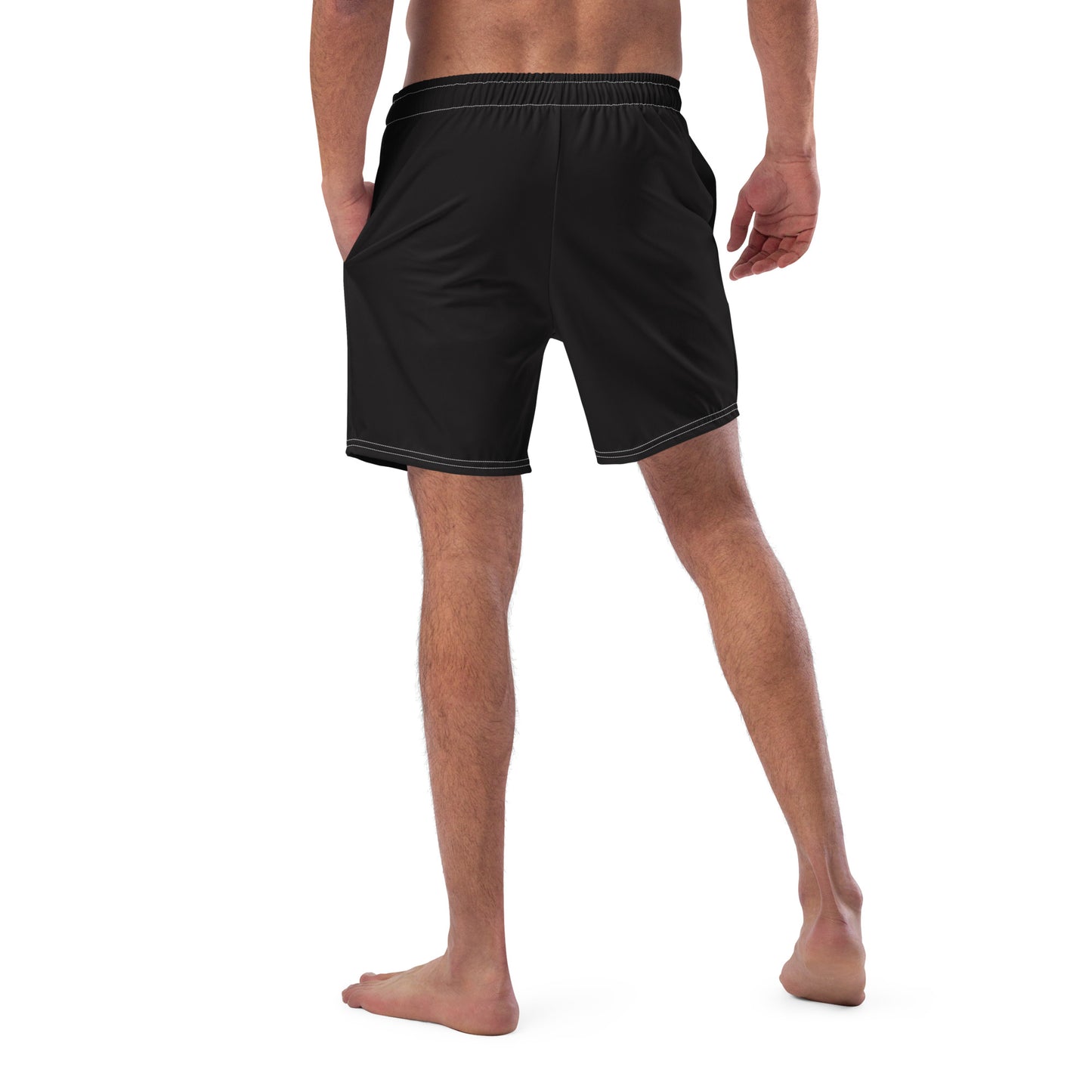 Men's Classic Black swim trunks