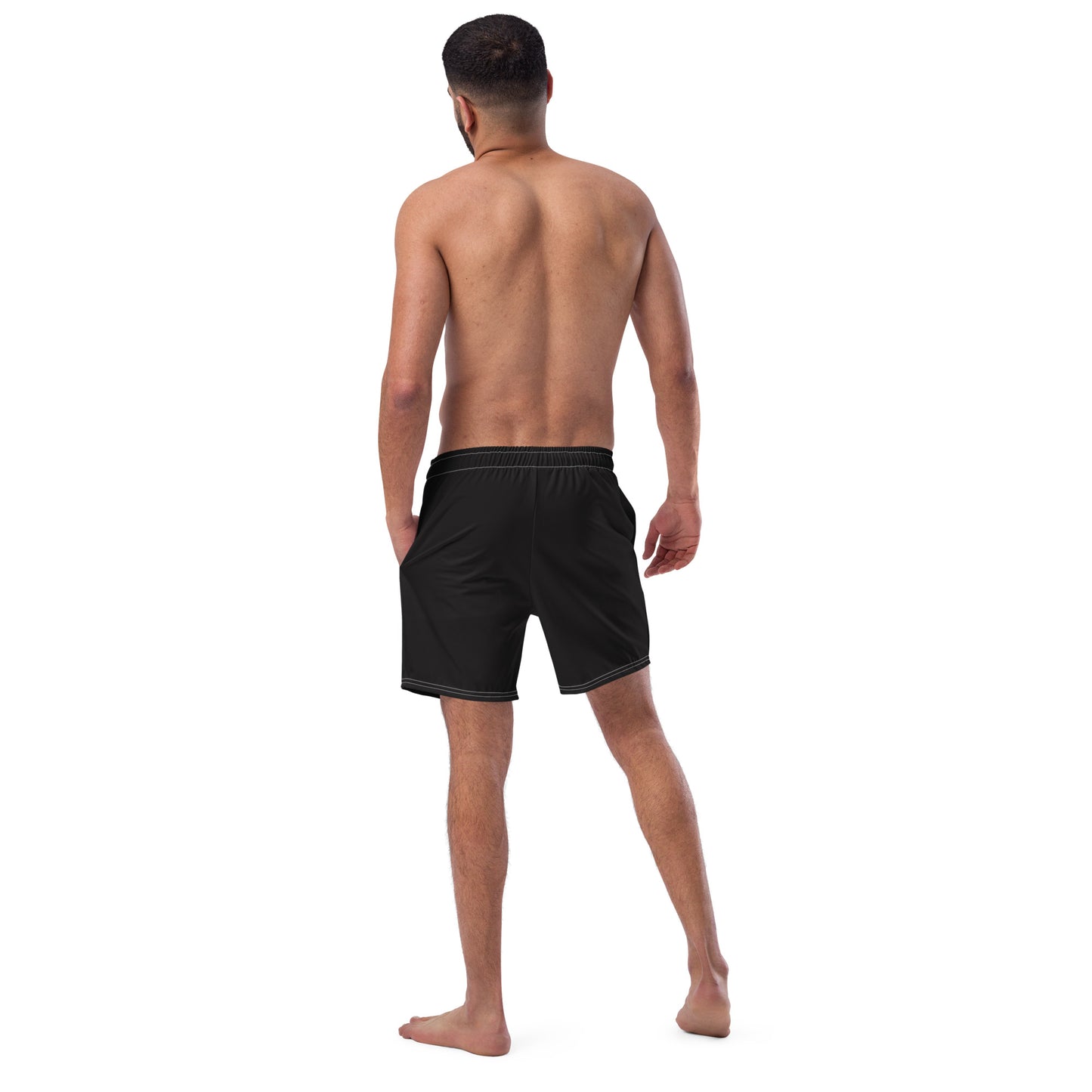 Men's Classic Black swim trunks