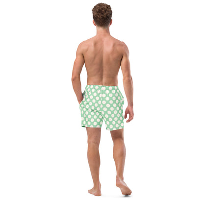 Men's Green Dots swim trunks