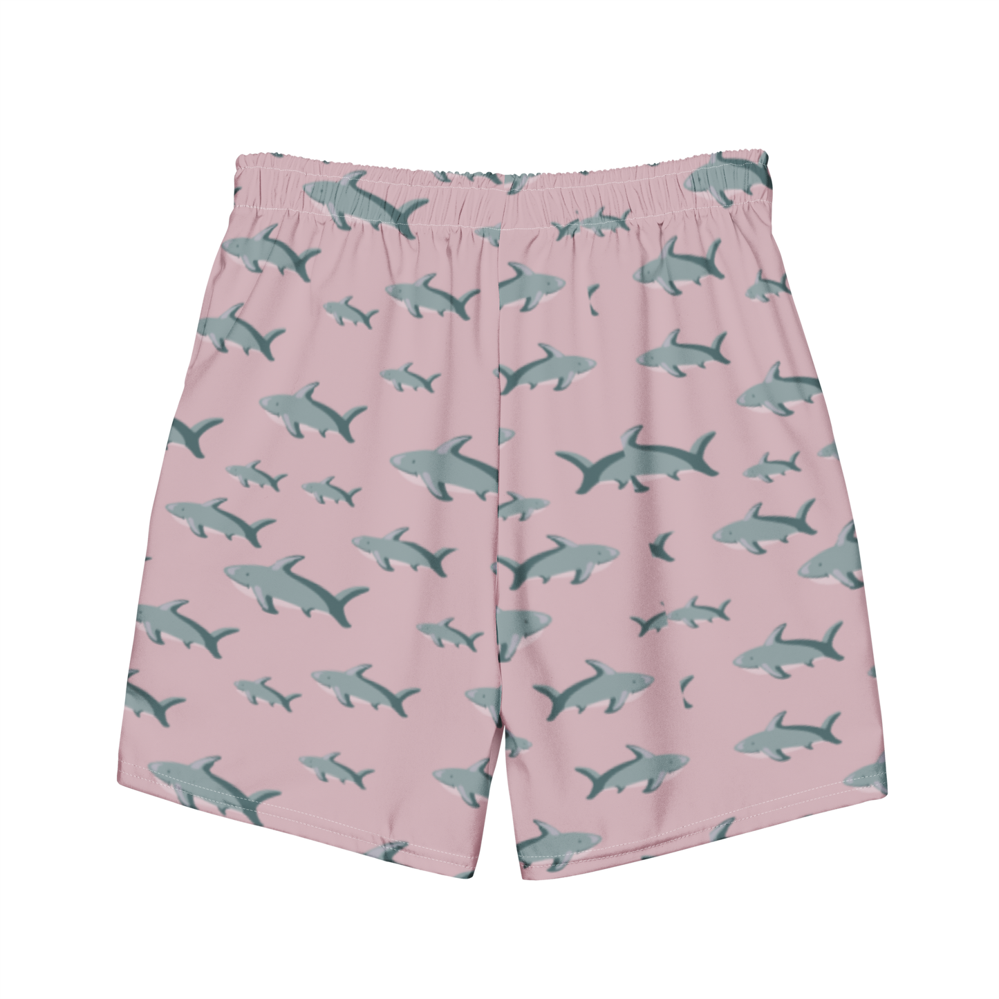 Men's Pink Sharks swim trunks