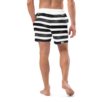 Men's Zebra swim trunks