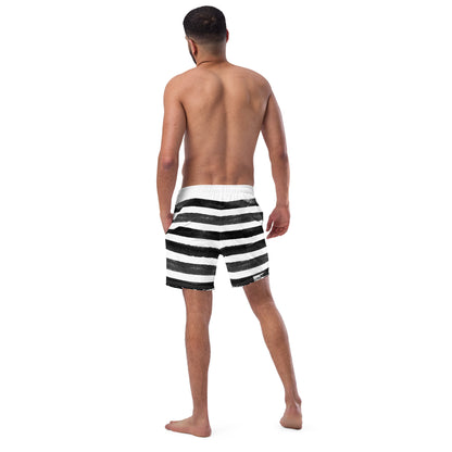 Men's Zebra swim trunks