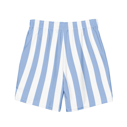 Men's Light Blue Stripes swim trunks