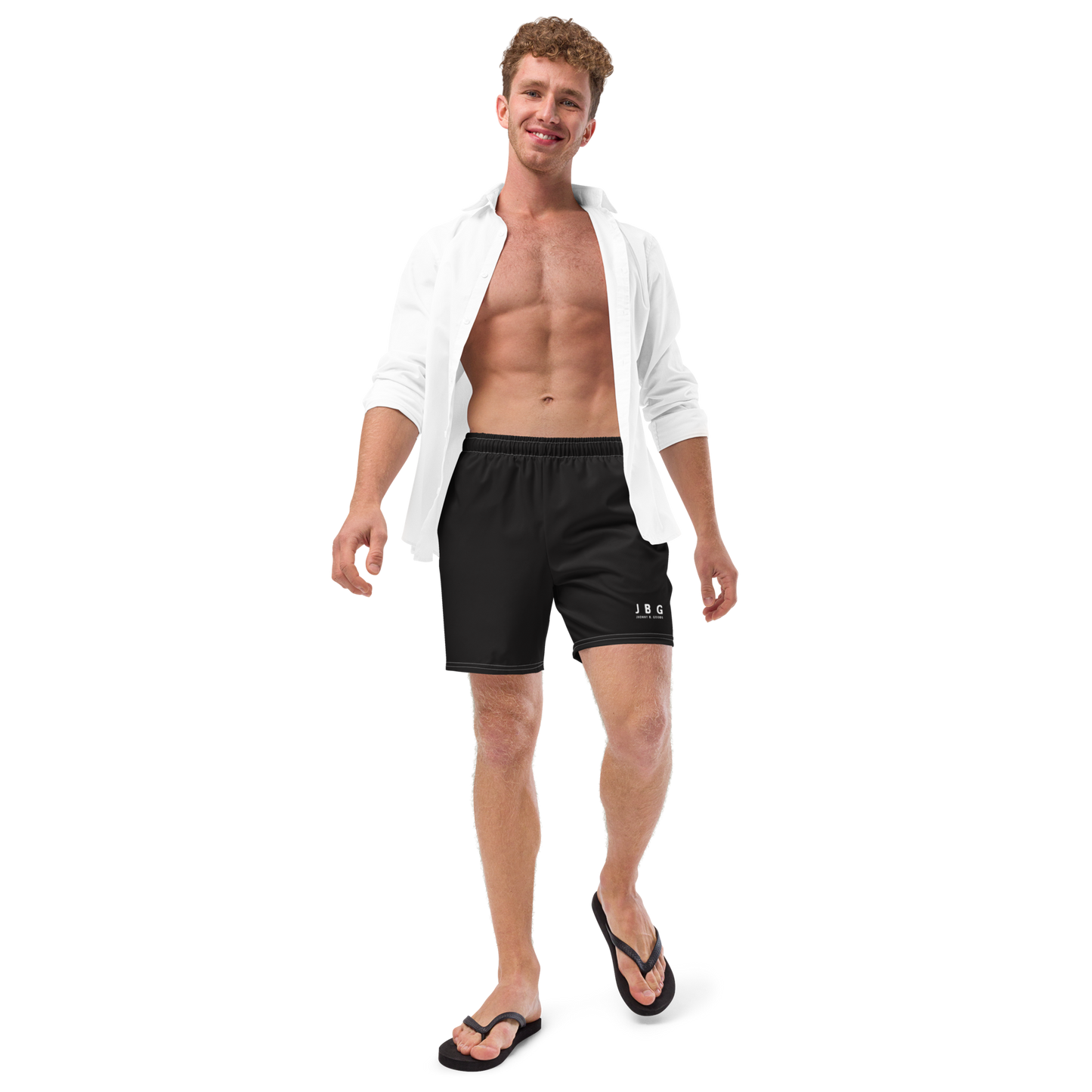 Men's Black Classic swim trunks