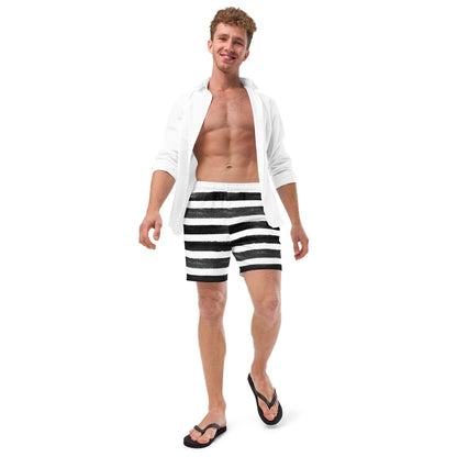 Men's Zebra swim trunks