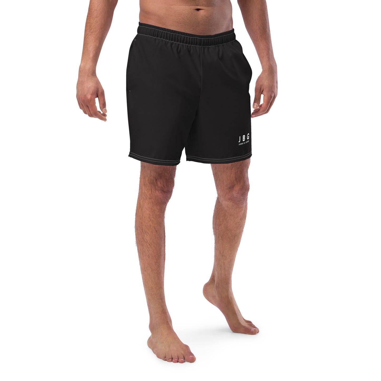 Men's Classic Black swim trunks