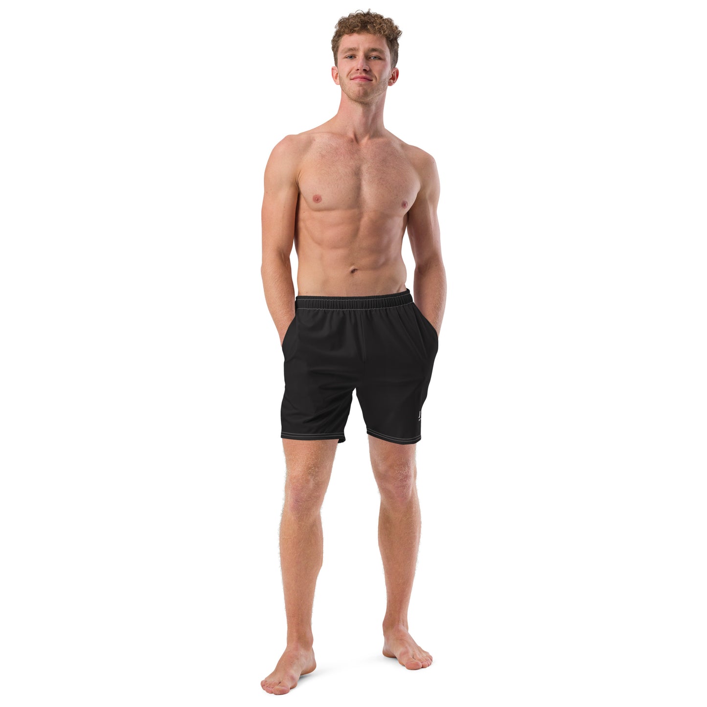 Men's Classic Black swim trunks