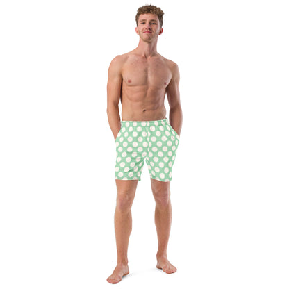 Men's Green Dots swim trunks