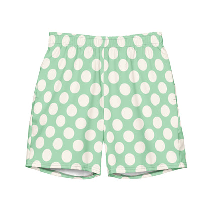 Men's Green Dots swim trunks