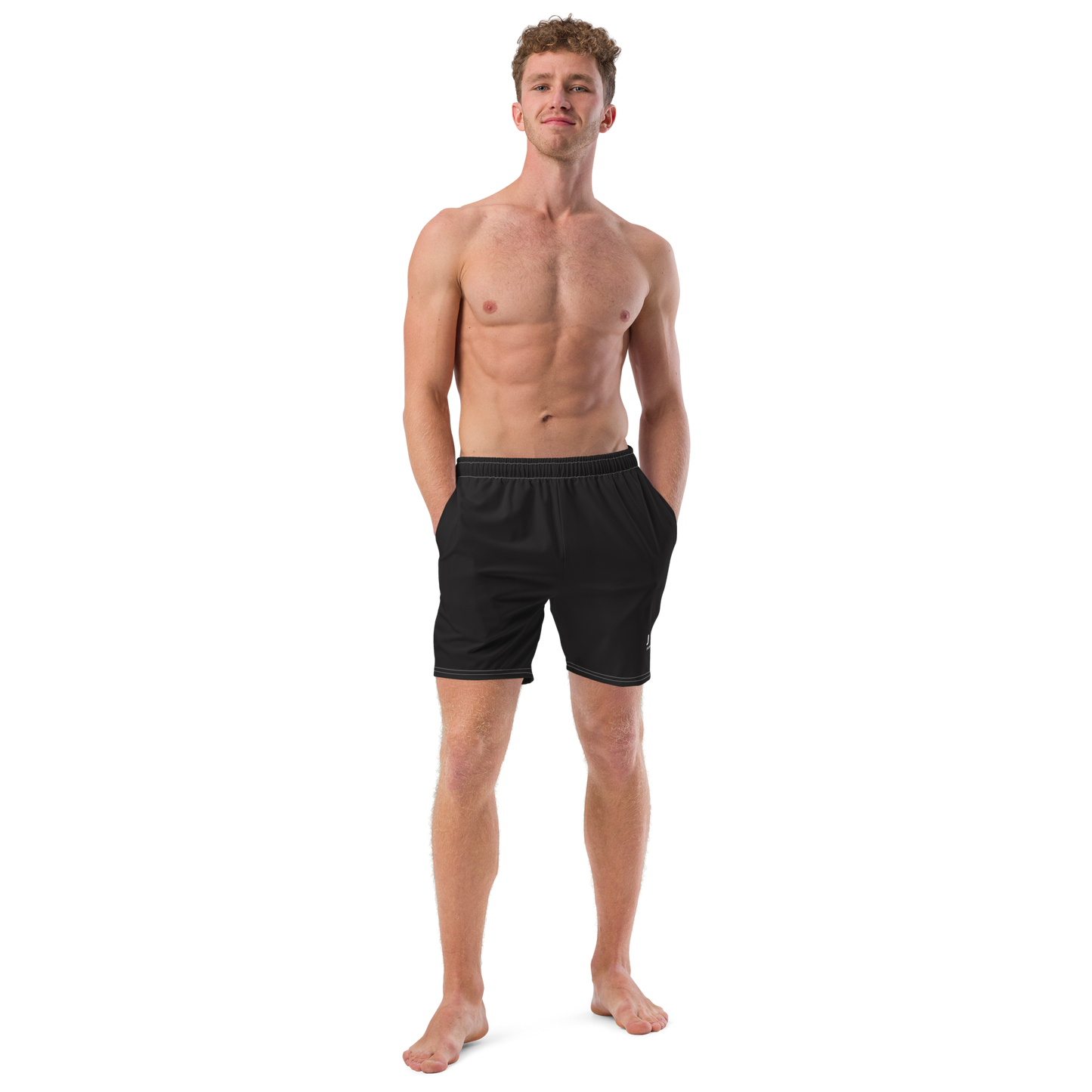 Men's Black Classic swim trunks